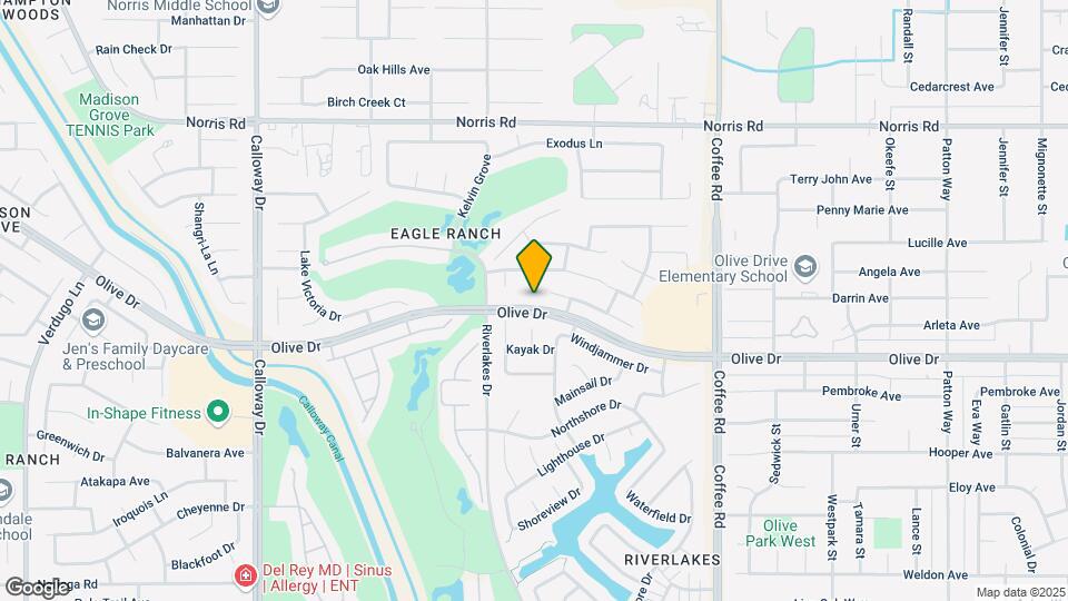 6000 Lakewood Shores Dr Map and Location Details