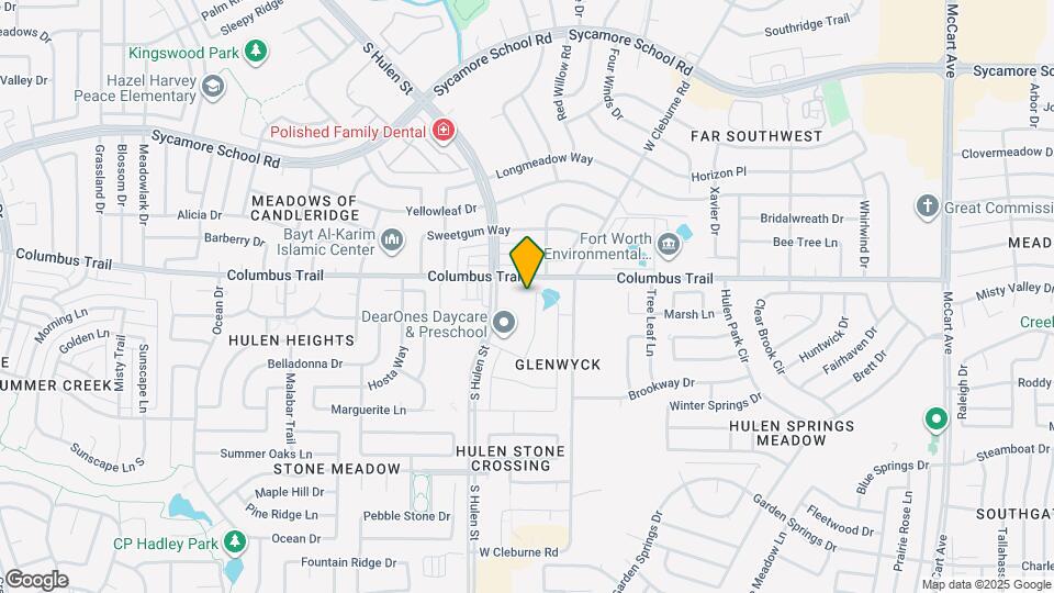 7904 Mosspark Ln Mapa y Detalles de la Ubicación
