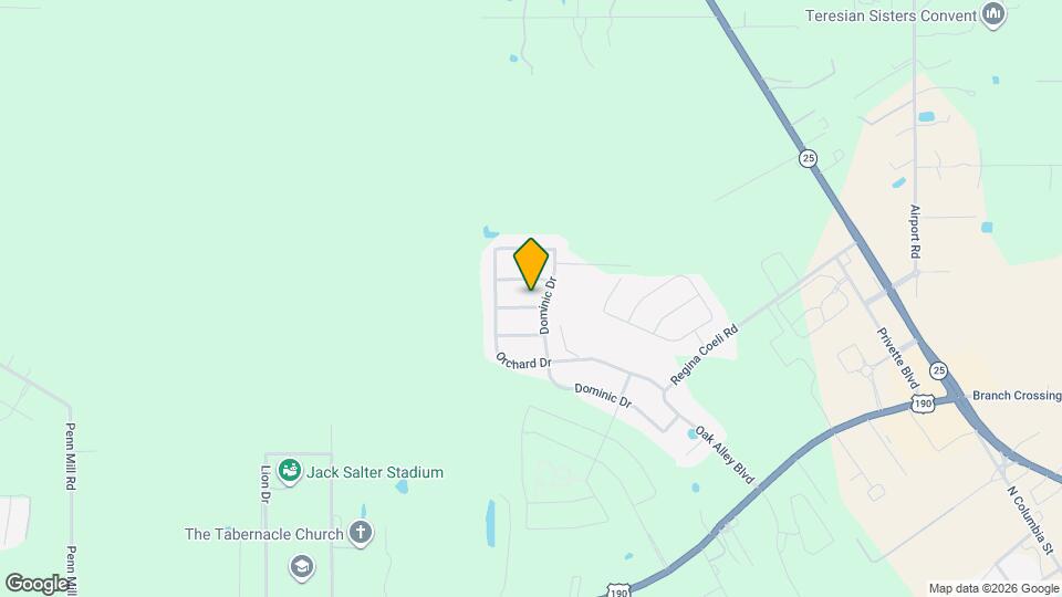 1804 Justin Dr Mapa y Detalles de la Ubicación