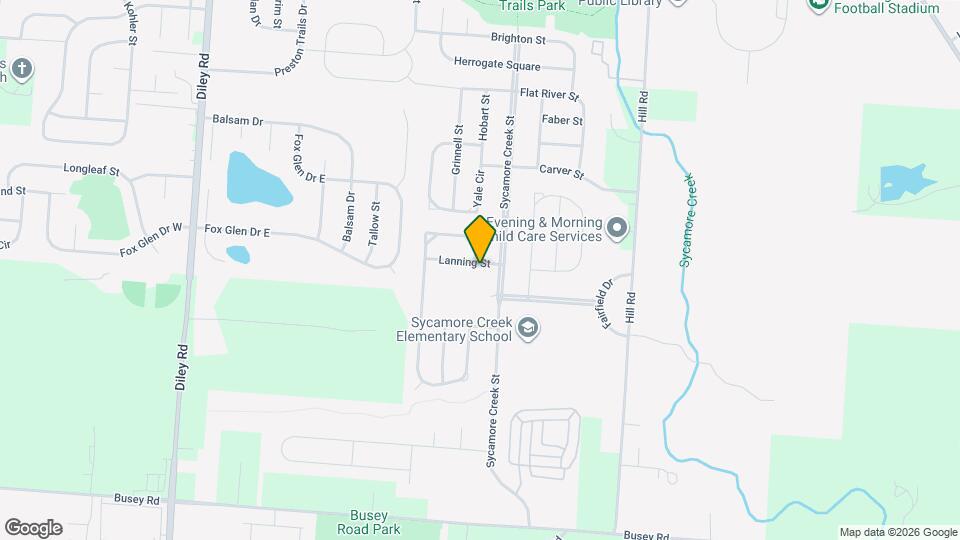 609 Lanning St Map and Location Details