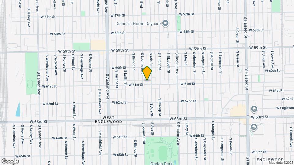 1348 W 61st St Map and Location Details