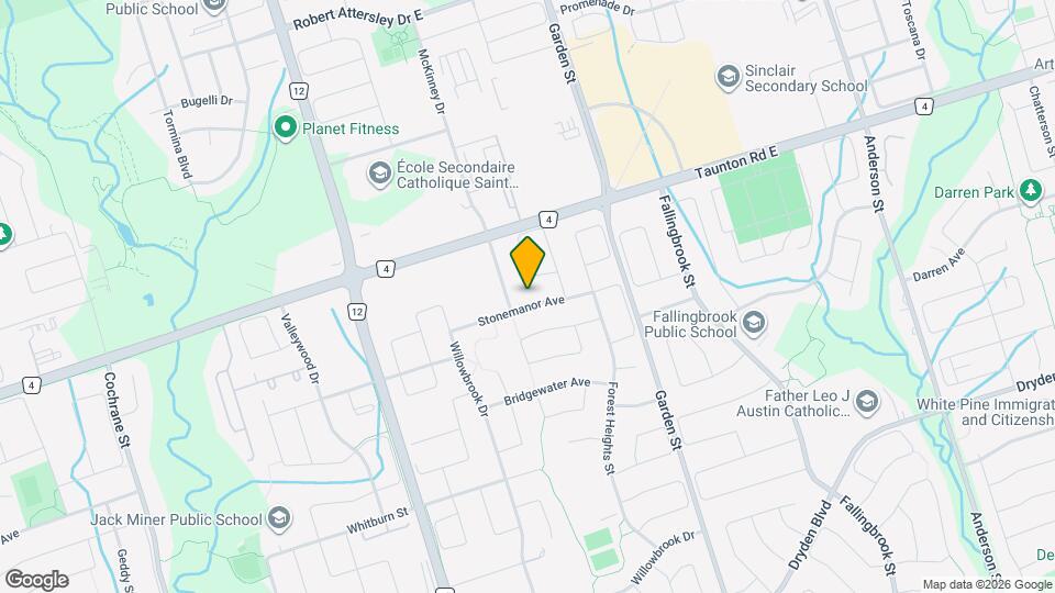 214 Stonemanor Ave Map and Location Details