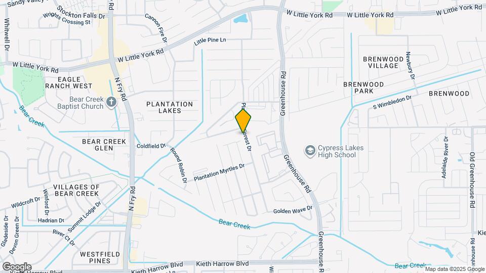 5735 Plantation Forest Dr Map and Location Details
