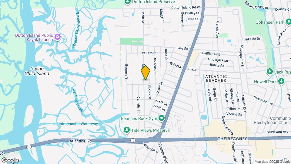 437 W 9th St Map and Location Details