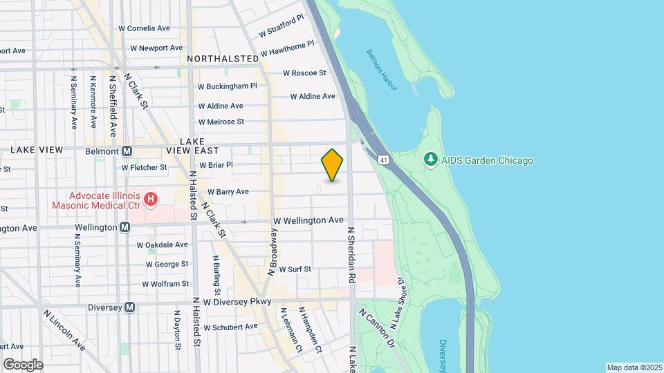 426-436 W Barry Ave Mapa y Detalles de la Ubicación