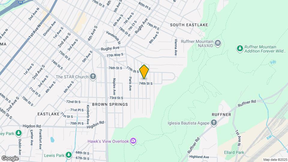 7404 Rome Ave Map and Location Details
