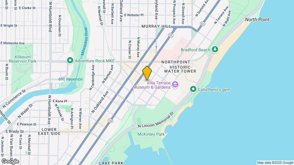 2131 N Summit Ave Map and Location Details