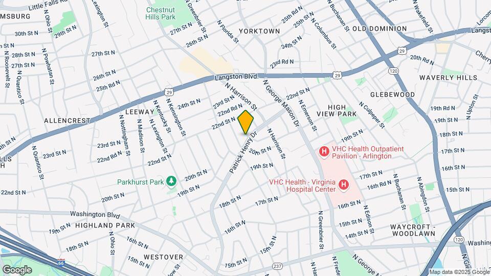 2016 Patrick Henry Dr Mapa y Detalles de la Ubicación