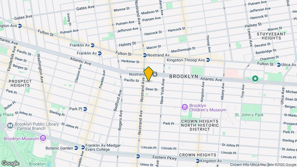 1274 Pacific St Mapa y Detalles de la Ubicación