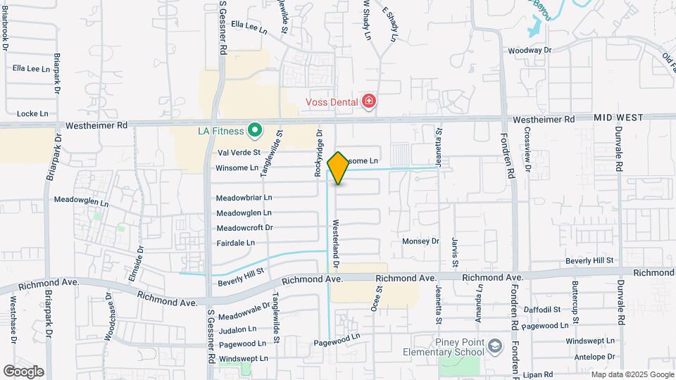 9422 Meadowbriar Ln Map and Location Details