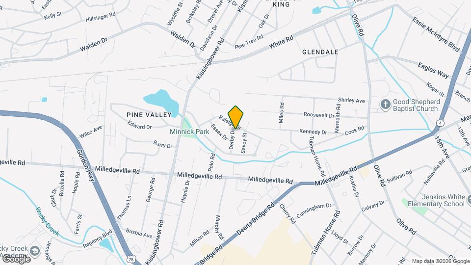 1840 Derby Dr Map and Location Details