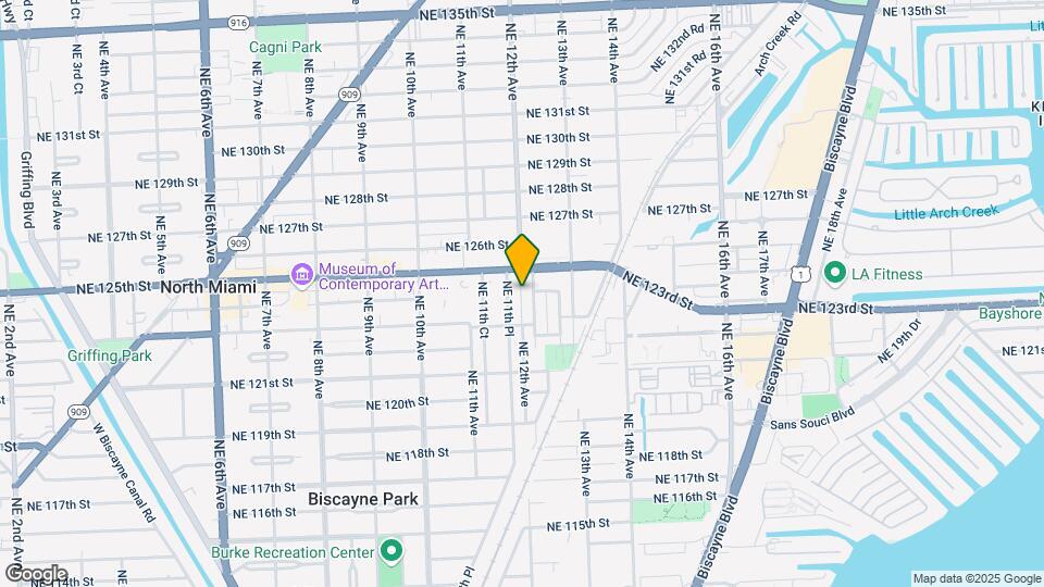 12400 NE 12th Ct Mapa y Detalles de la Ubicación