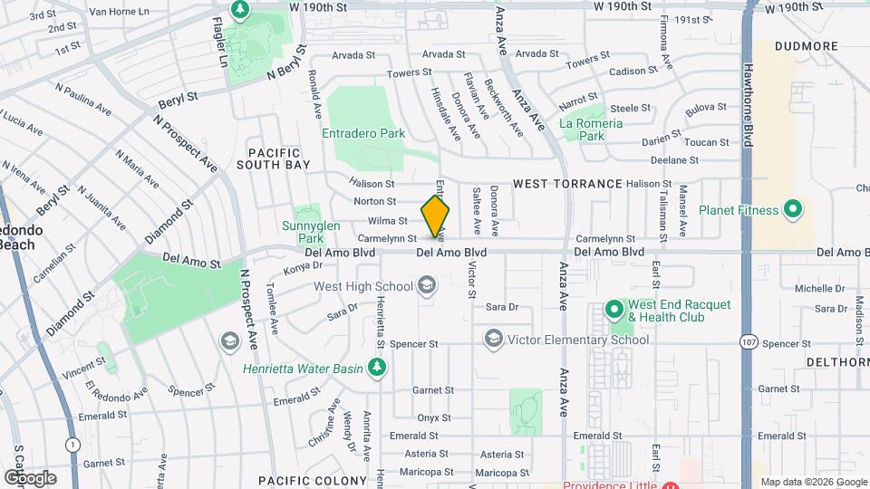 5306 Carmelynn St Map and Location Details