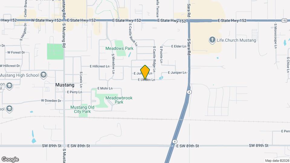 608 E Linden Ln Map and Location Details