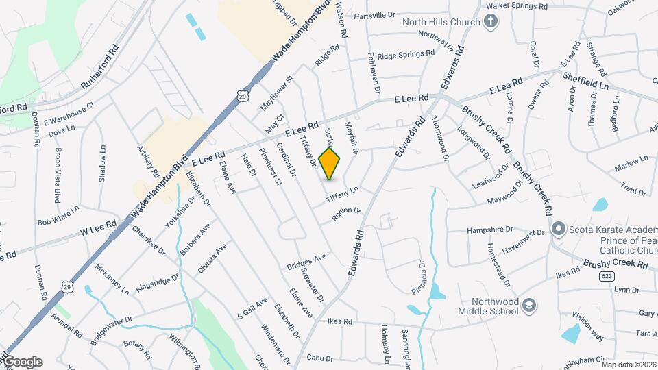 109 Tiffany Dr Map and Location Details