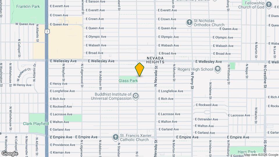 4442 N Cincinnati St Map and Location Details