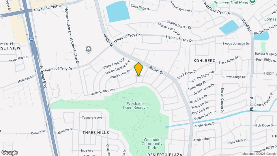 7744 Luz De Camino Way Map and Location Details