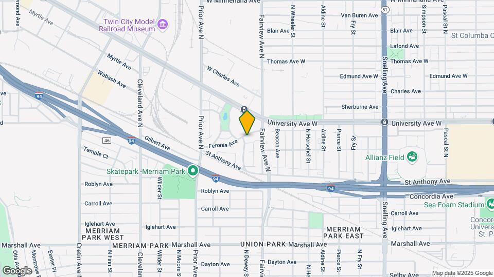 1862 Feronia Ave Mapa y Detalles de la Ubicación
