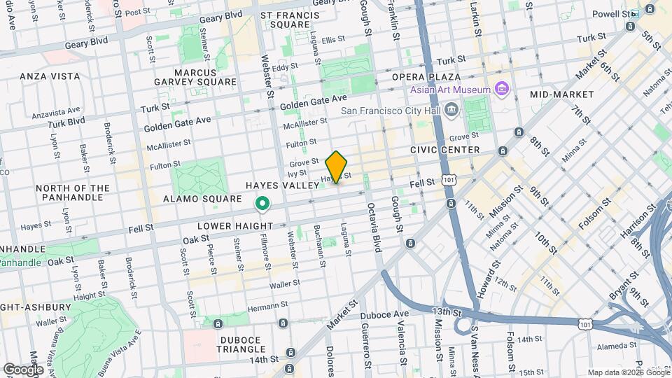 505-511 Laguna St Map and Location Details