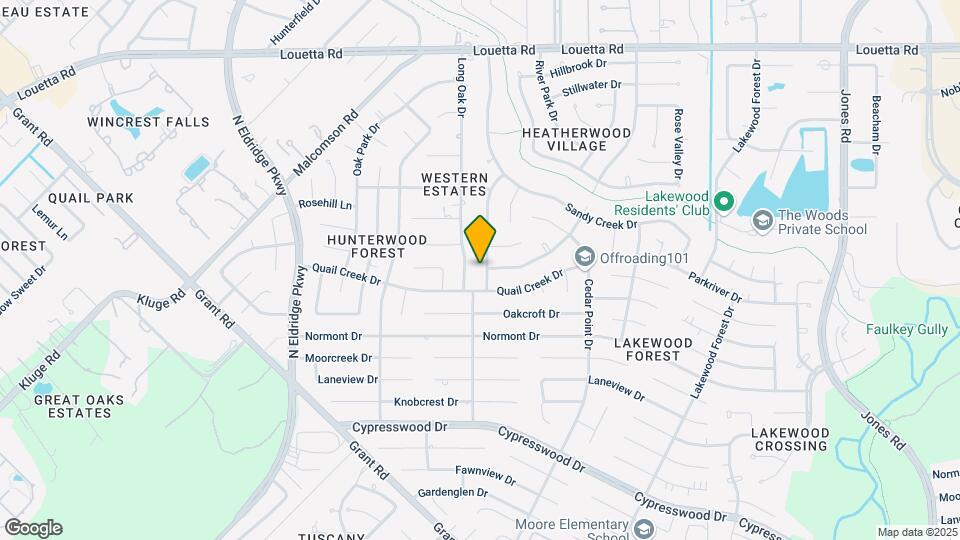 14715 Spring Lake Dr Map and Location Details