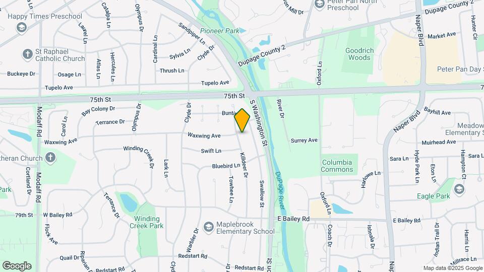 1408 Killdeer Dr Map and Location Details