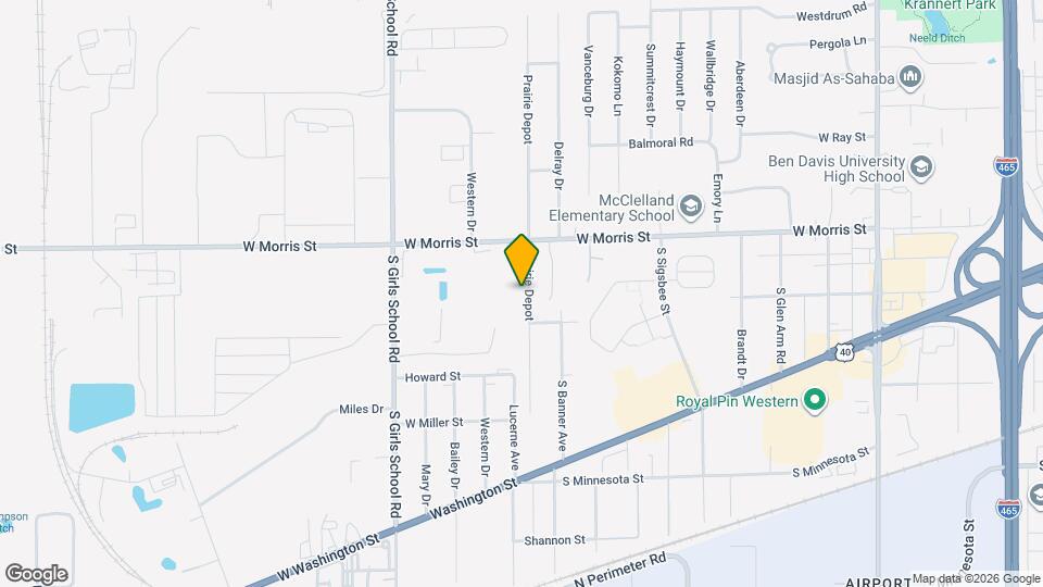 1310 Prairie Depot Mapa y Detalles de la Ubicación