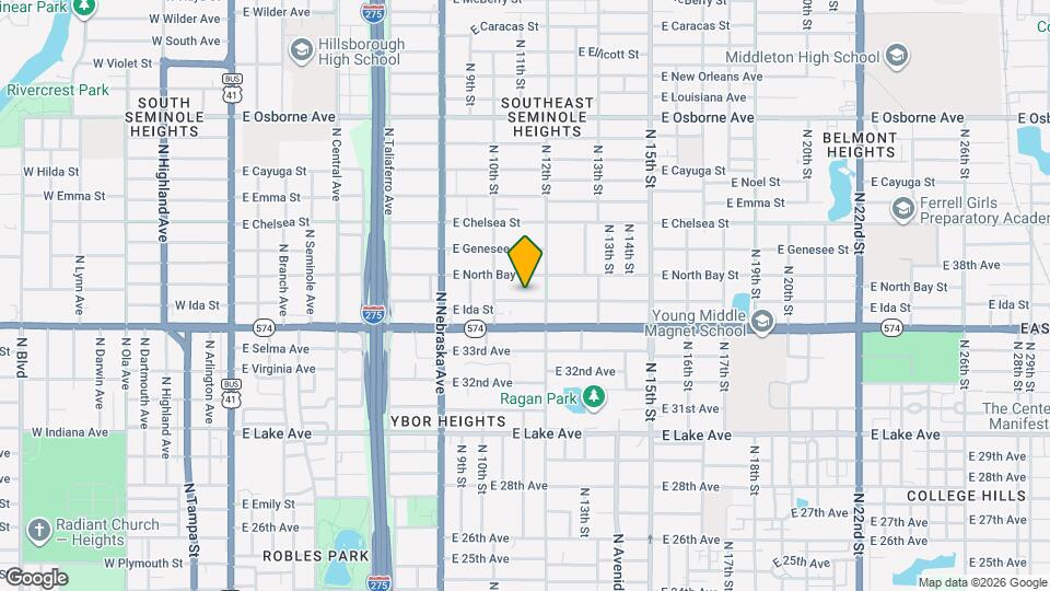 1016 E Ida St Mapa y Detalles de la Ubicación