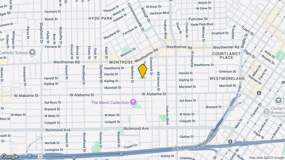1412 Kipling St Map and Location Details