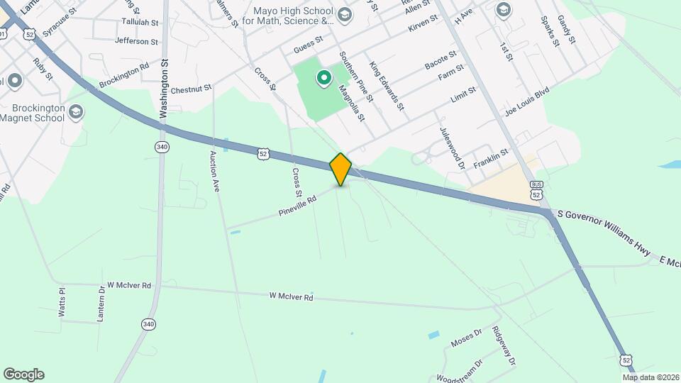 421 Pineville Rd Map and Location Details