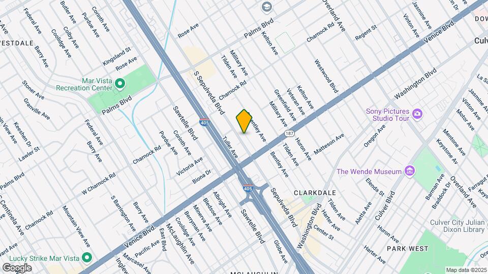 3730 S Sepulveda Blvd Mapa y Detalles de la Ubicación
