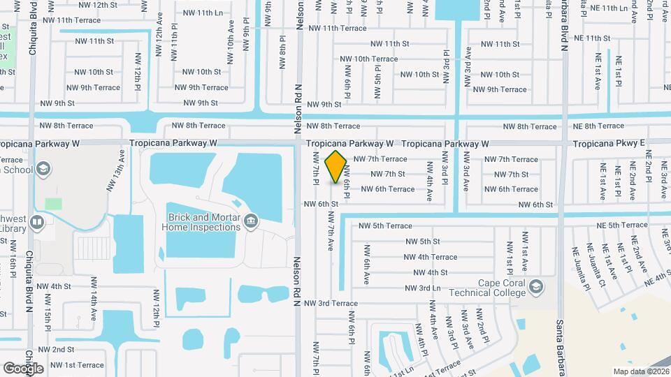 613 NW 7th Ave Map and Location Details