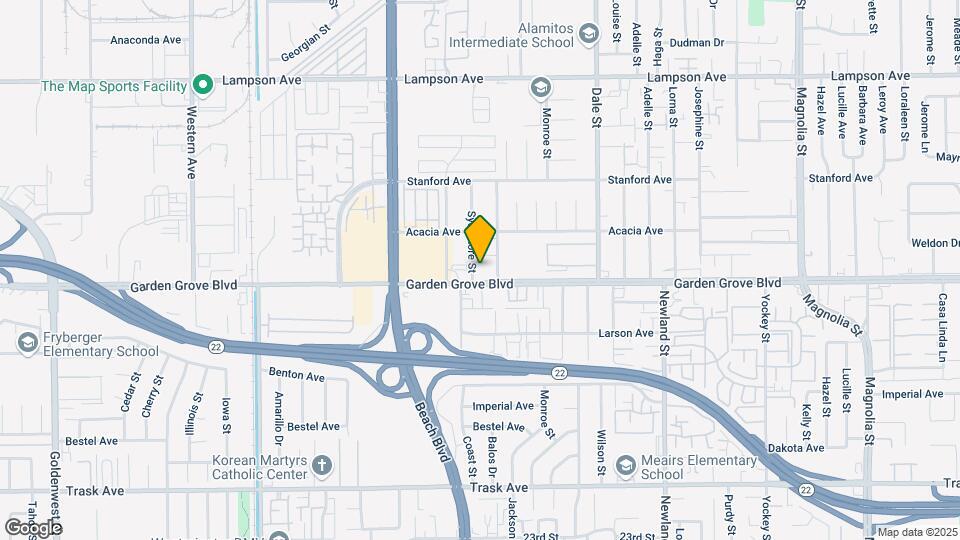 12940 Sycamore St Map and Location Details
