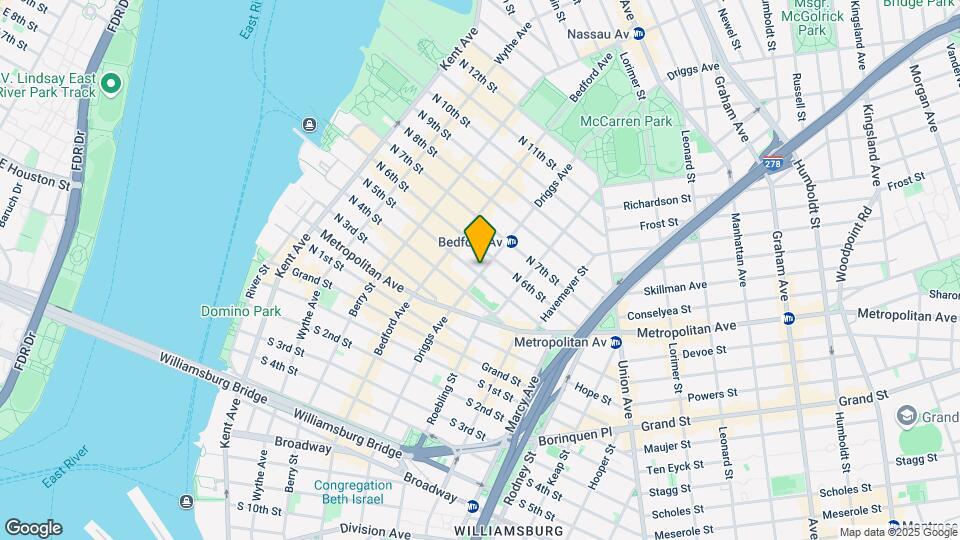 596 Driggs Ave Mapa y Detalles de la Ubicación