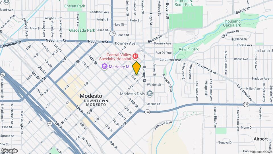 612 16th St Map and Location Details
