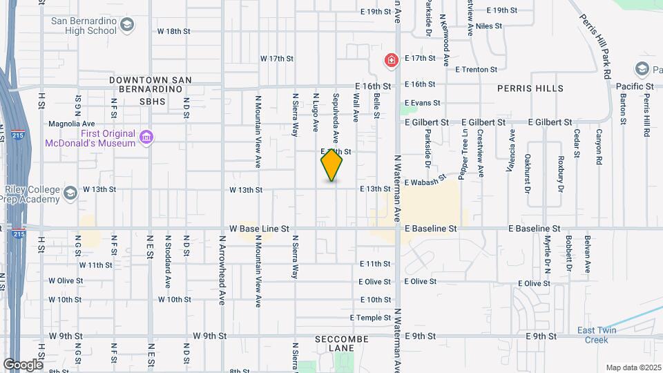 198 E 13th St Map and Location Details