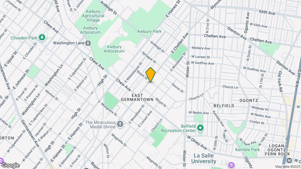 864 E Chelten Ave Map and Location Details