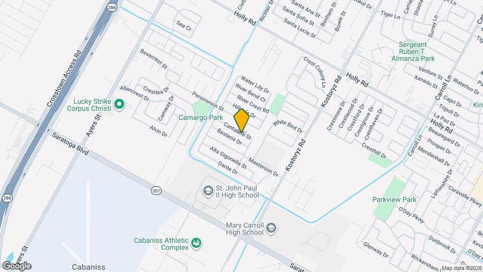 3021 Cantabria St Map and Location Details