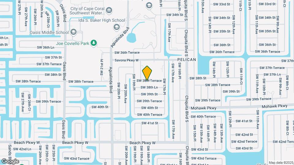 1824 SW 38th Terrace Map and Location Details