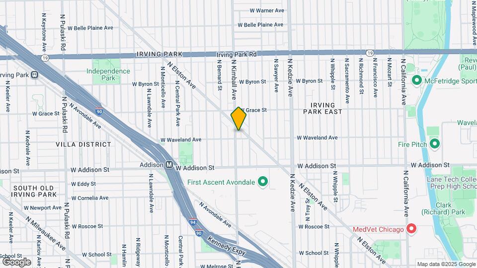 3707 N Kimball Ave Map and Location Details