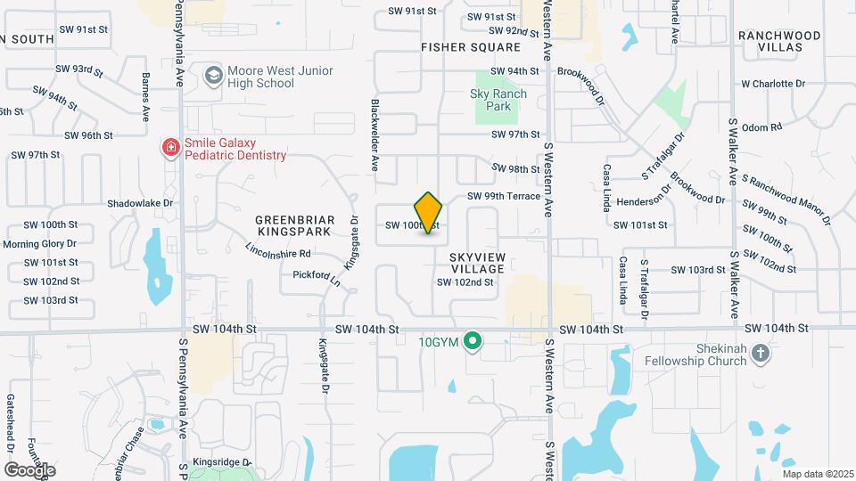 1121 SW 100th Terrace Map and Location Details