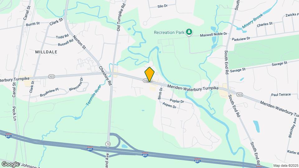 1172 Meriden-Waterbury Turnpike Map and Location Details
