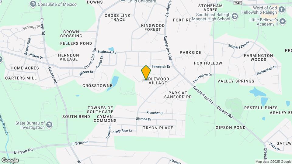3213 Burntwood Cir Map and Location Details