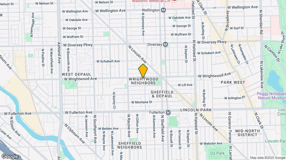 2546 N Seminary AVE Mapa y Detalles de la Ubicación