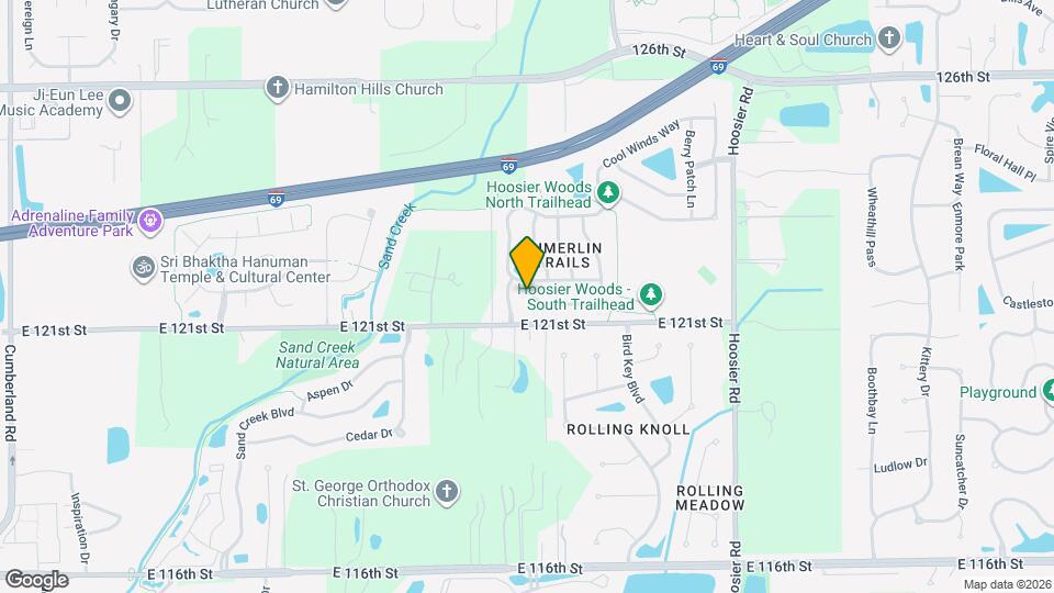 12132 Roundtree Rd Map and Location Details