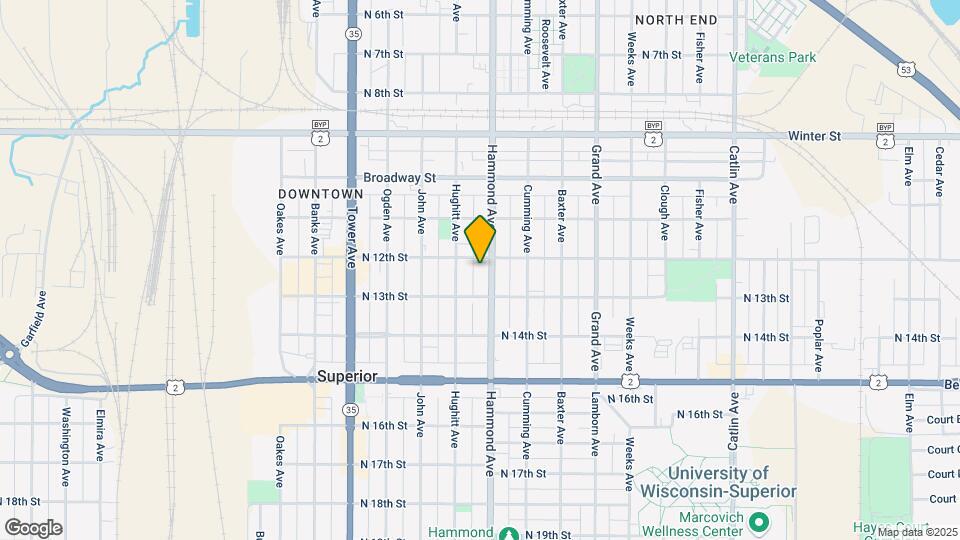 1209 Hammond Ave Map and Location Details