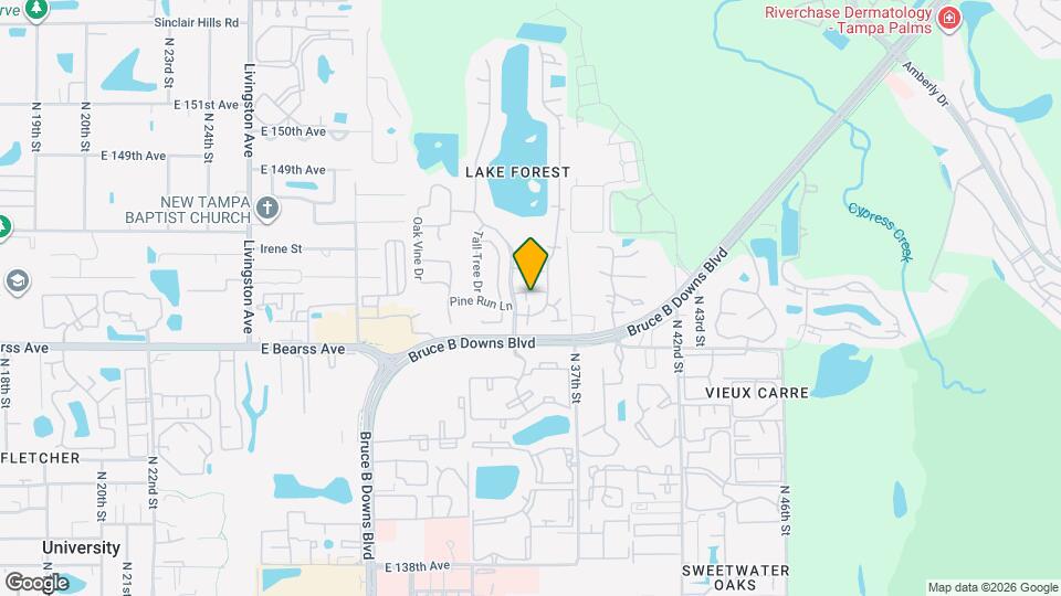 14631 Lake Forest Dr Map and Location Details