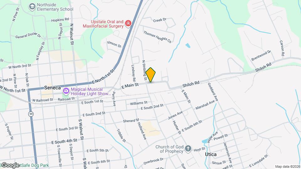 904 E Main St Map and Location Details