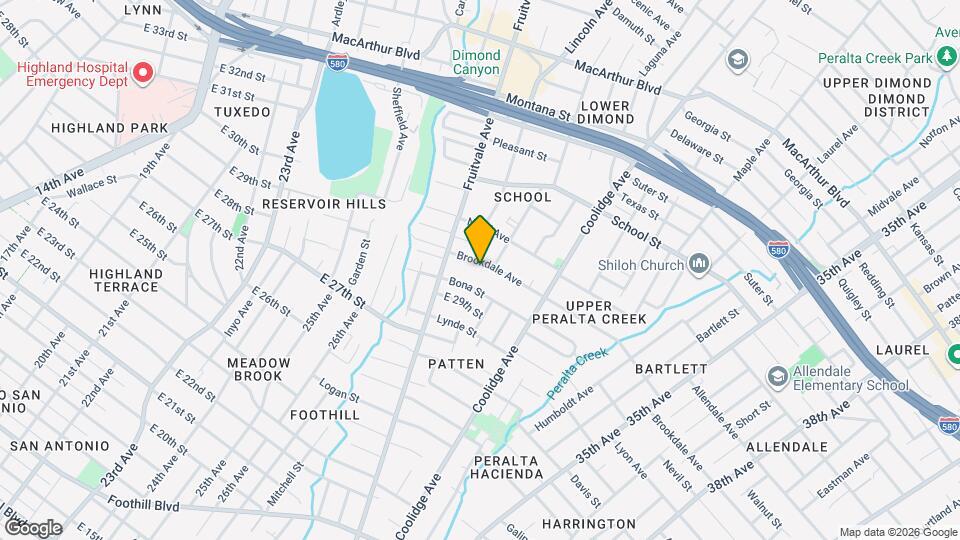 2863 Brookdale Ave Map and Location Details