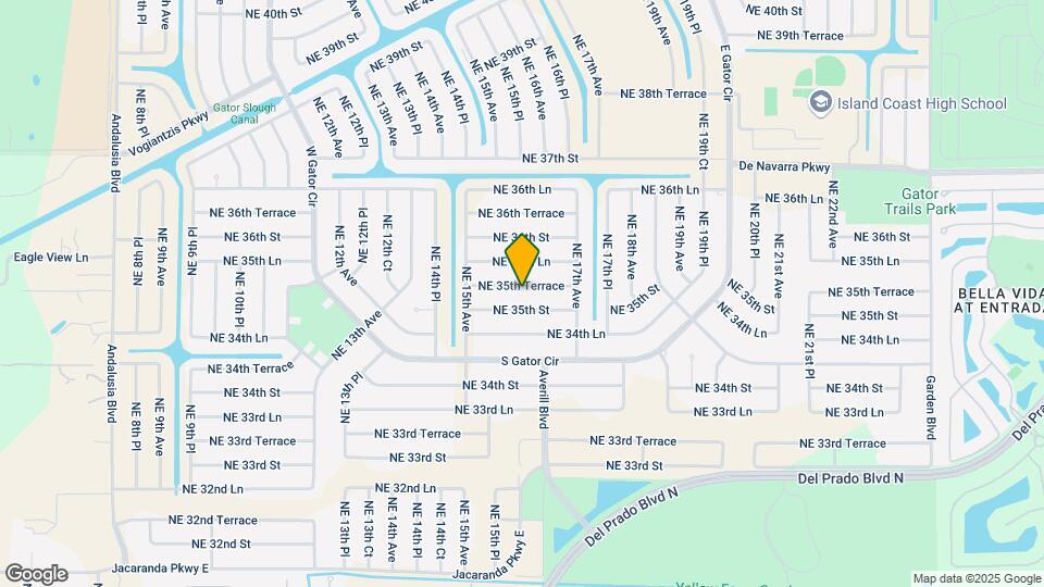 1532 NE 35th Terrace Map and Location Details