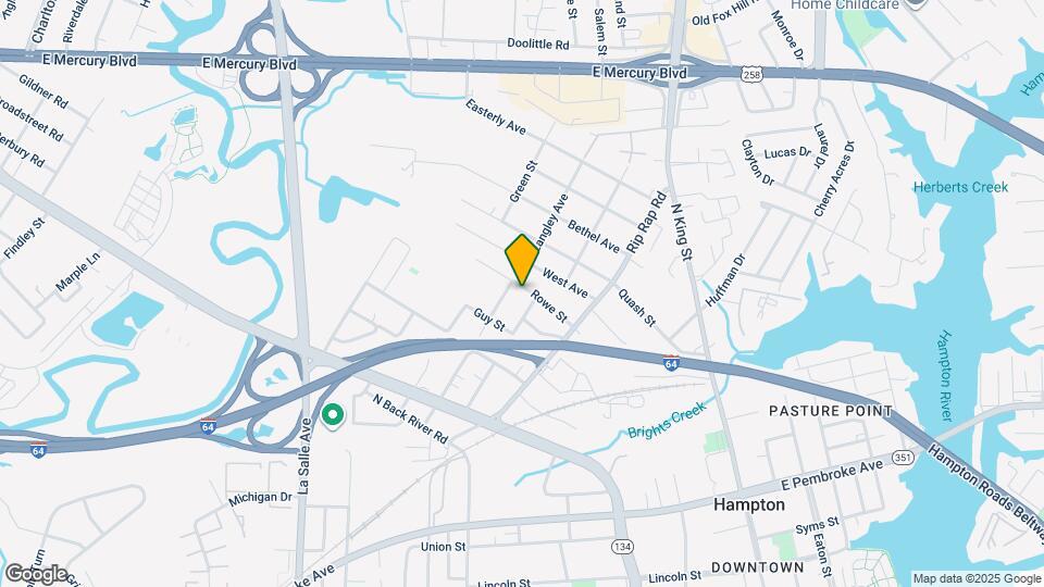 1127 Rowe St Map and Location Details